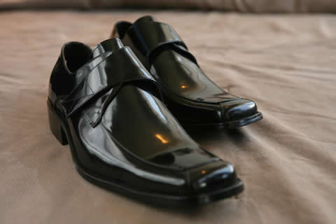 groom shoes by gucci